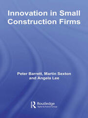 Innovation in Small Construction Firms book cover