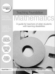 Teaching Foundation Mathematics: A Guide for Teachers of Older Students with Learning Difficulties book cover