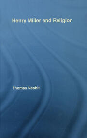 Henry Miller and Religion book cover