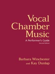 Vocal Chamber Music: A Performer's Guide book cover