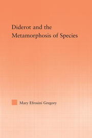 Diderot and the Metamorphosis of Species book cover