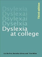 Dyslexia at College book cover