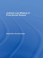 Judicial Law-Making in Post-Soviet Russia book cover