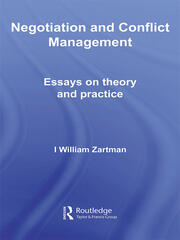 Negotiation and Conflict Management: Essays on Theory and Practice book cover