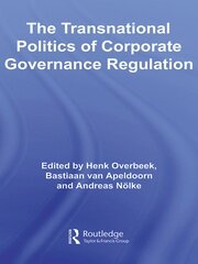 The Transnational Politics of Corporate Governance Regulation book cover