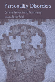 Personality Disorders: Current Research and Treatments book cover