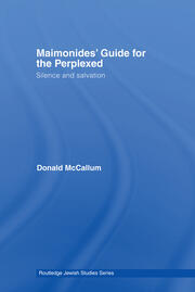 Maimonides' Guide for the Perplexed: Silence and Salvation book cover