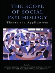 The Scope of Social Psychology: Theory and Applications (A Festschrift for Wolfgang Stroebe) book cover