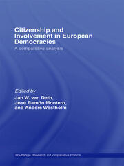 Citizenship and Involvement in European Democracies: A Comparative Analysis book cover