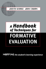 A Handbook of Techniques for Formative Evaluation: Mapping the Students' Learning Experience book cover