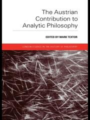 The Austrian Contribution to Analytic Philosophy book cover