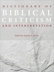Dictionary of Biblical Criticism and Interpretation book cover