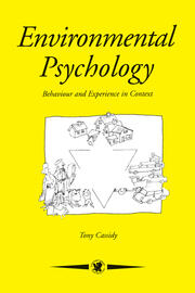 Environmental Psychology: Behaviour and Experience In Context book cover