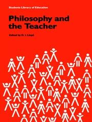 Philosophy and the Teacher book cover