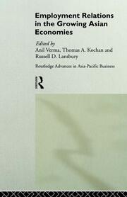 Employment Relations in the Growing Asian Economies book cover