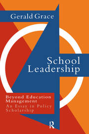 School Leadership: Beyond Education Management book cover