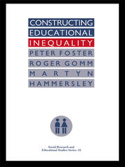 Constructing Educational Inequality: A Methodological Assessment book cover