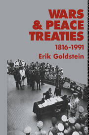 Wars and Peace Treaties: 1816 to 1991 book cover