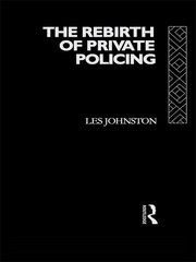 The Rebirth of Private Policing book cover