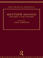 Matthew Arnold: The Critical Heritage Volume 2 The Poetry - 1st Editio