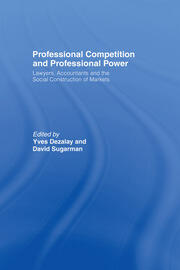 Professional Competition and Professional Power book cover