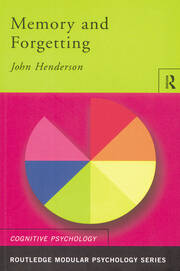 Memory and Forgetting book cover