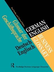 German/English Business Glossary book cover