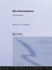 Microfoundations: A Critical Inquiry book cover