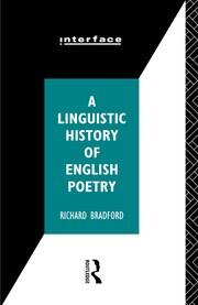 A Linguistic History of English Poetry book cover