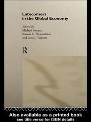 Latecomers in the Global Economy book cover