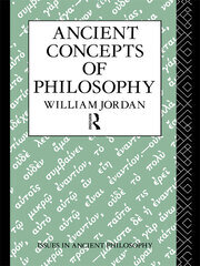 Ancient Concepts of Philosophy book cover