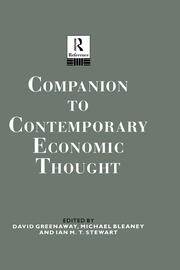 Companion to Contemporary Economic Thought book cover