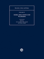 Moral Education and Pluralism book cover