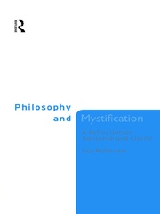 Philosophy and Mystification: A Reflection on Nonsense and Clarity book cover