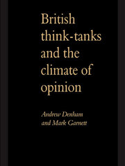 British Think-Tanks And The Climate Of Opinion book cover