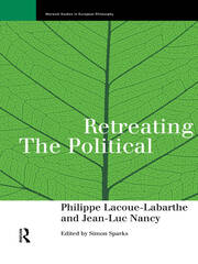 Retreating the Political book cover