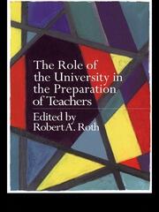 The Role of the University in the Preparation of Teachers book cover