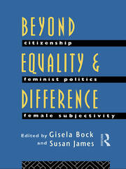 Beyond Equality and Difference: Citizenship, Feminist Politics and Female Subjectivity book cover