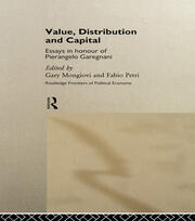 Value, Distribution and Capital book cover