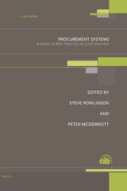 Procurement Systems: A Guide to Best Practice in Construction book cover