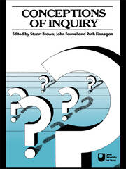 Conceptions of Inquiry book cover