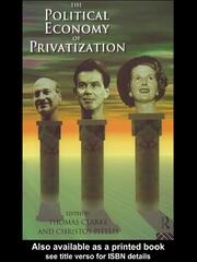 The Political Economy of Privatization book cover