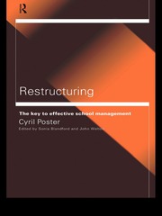 Restructuring: The Key to Effective School Management book cover