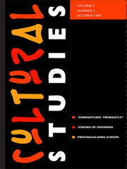 Cultural Studies: Volume 6, Issue 3 book cover