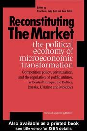 Reconstituting the Market book cover
