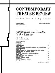 Palestinians and Israelis in the Theatre book cover