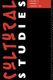 Cultural Studies 11.1 book cover