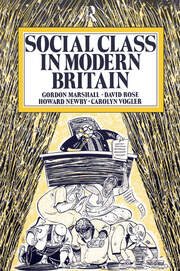 Social Class in Modern Britain book cover