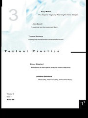 Textual Practice 10.3 book cover