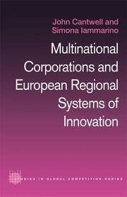 Multinational Corporations and European Regional Systems of Innovation book cover